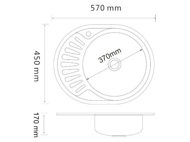 Врезная мойка 6-5745