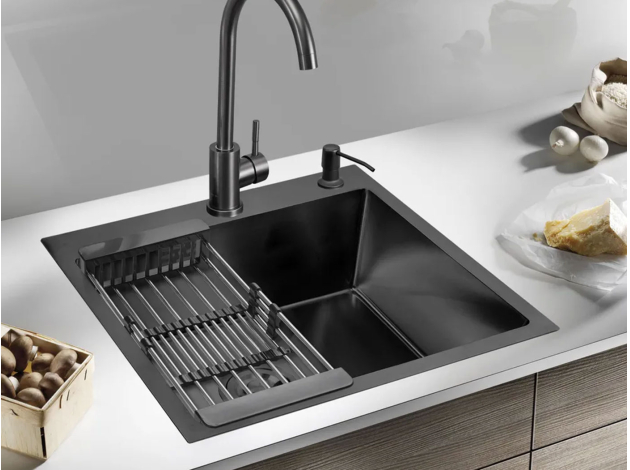 Врезная мойка с корзиной и дозатором MR-6050