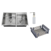 Врезная мойка с корзиной и дозатором MR-7843 фото 1