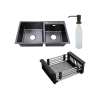 Врезная мойка с корзиной и дозатором MR-7843 фото 3