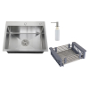 Врезная мойка с корзиной и дозатором MR-5843 фото 1