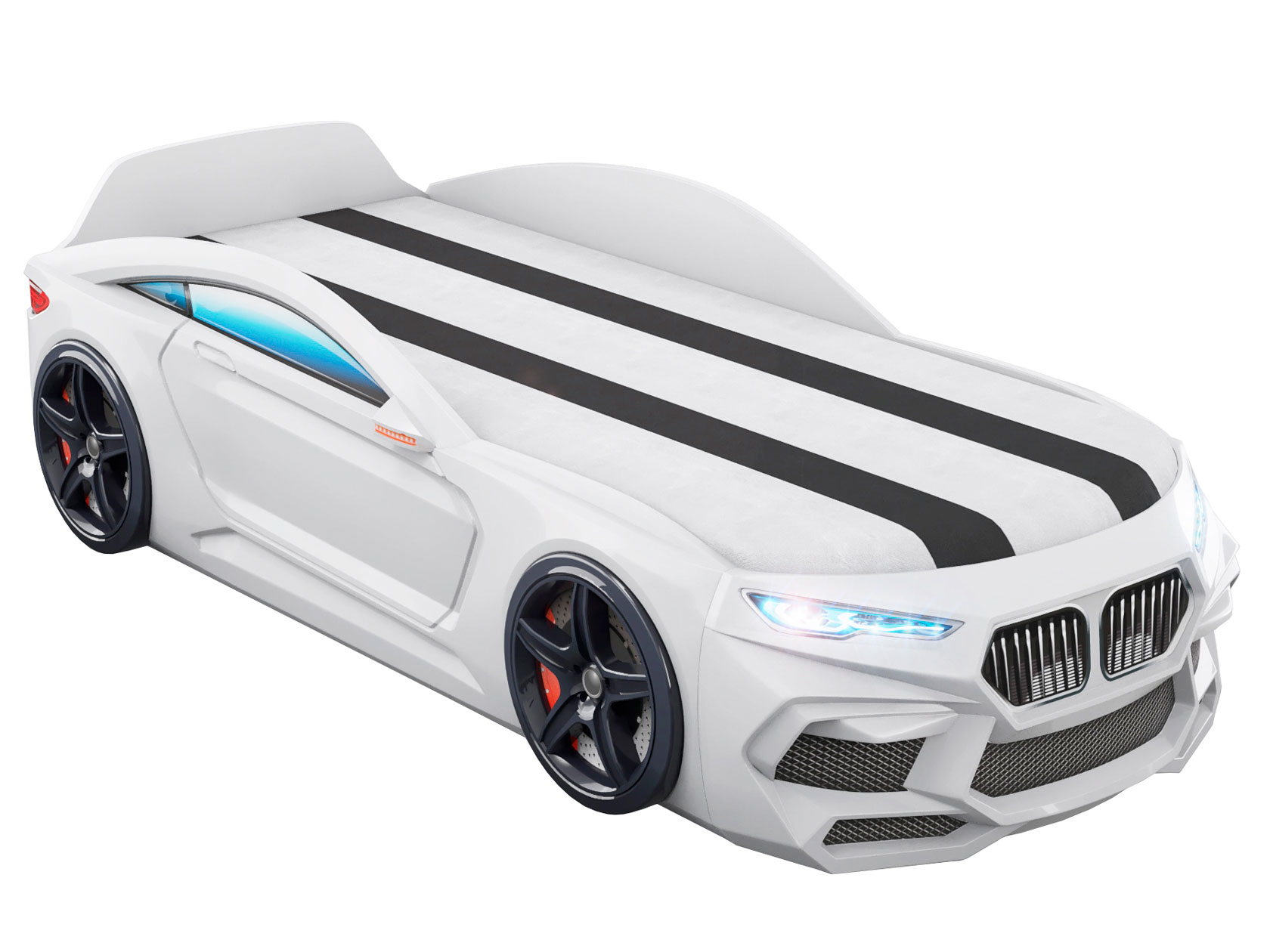 Кровать-машина Кровать Dynamic-M, подсветка фар Динамик-М фото 1
