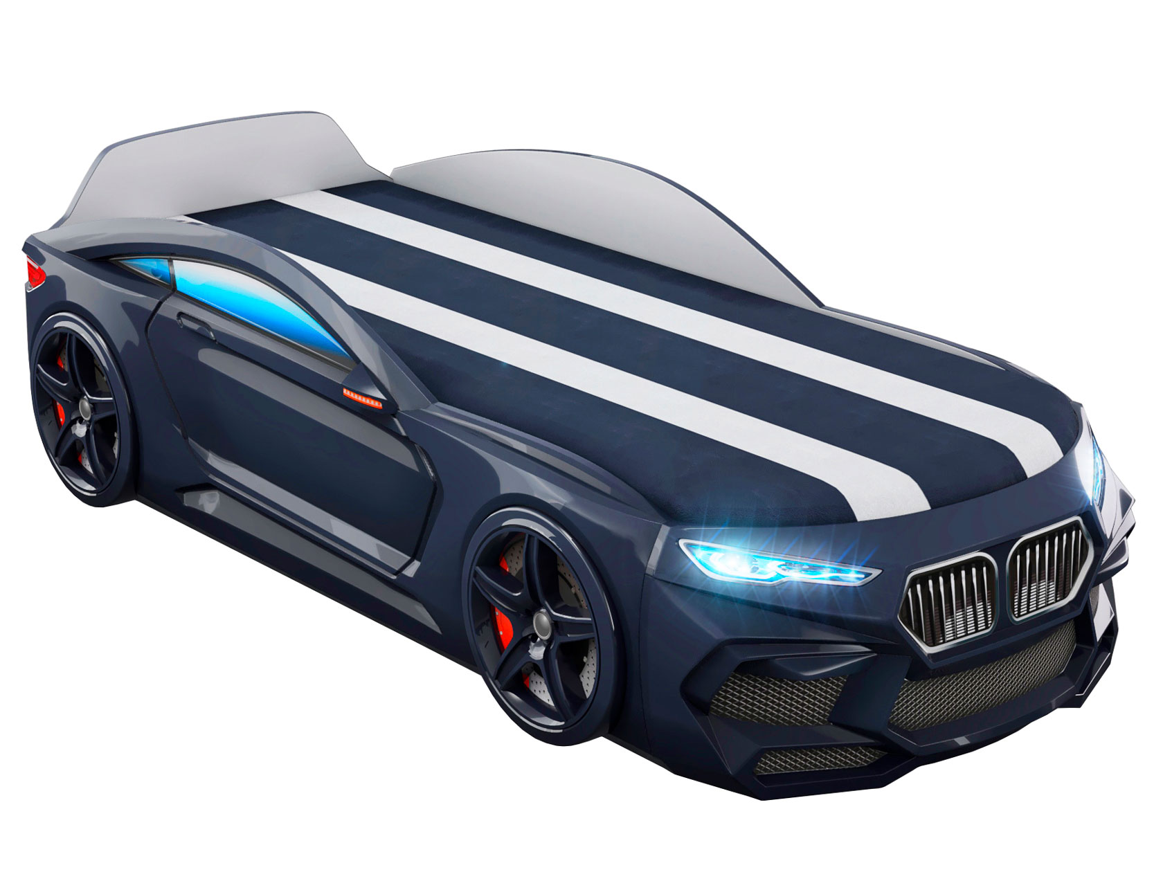 Кровать-машина Кровать Dynamic-M, подсветка фар Динамик-М фото 13