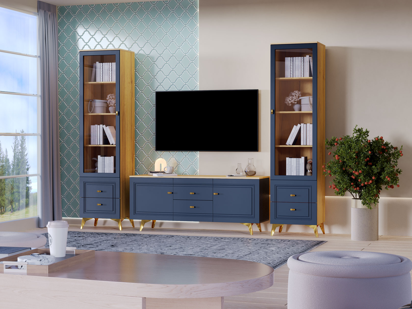 Гостиная Гостиная Вега Сапфир 2 Вега Сапфир Мини фото 1