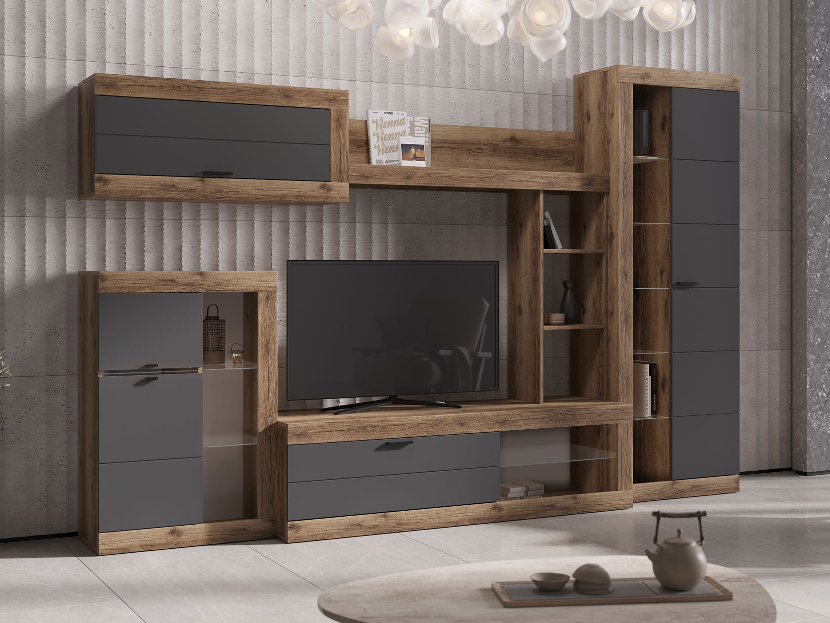 Гостиная Гостиная Прага 1 Прага с навесным шкафом фото 50