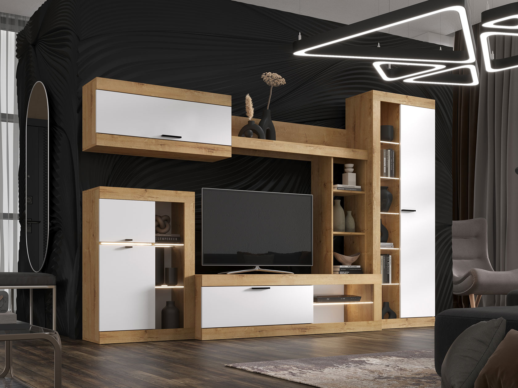 Гостиная Гостиная Прага 1 Прага с навесным шкафом фото 1