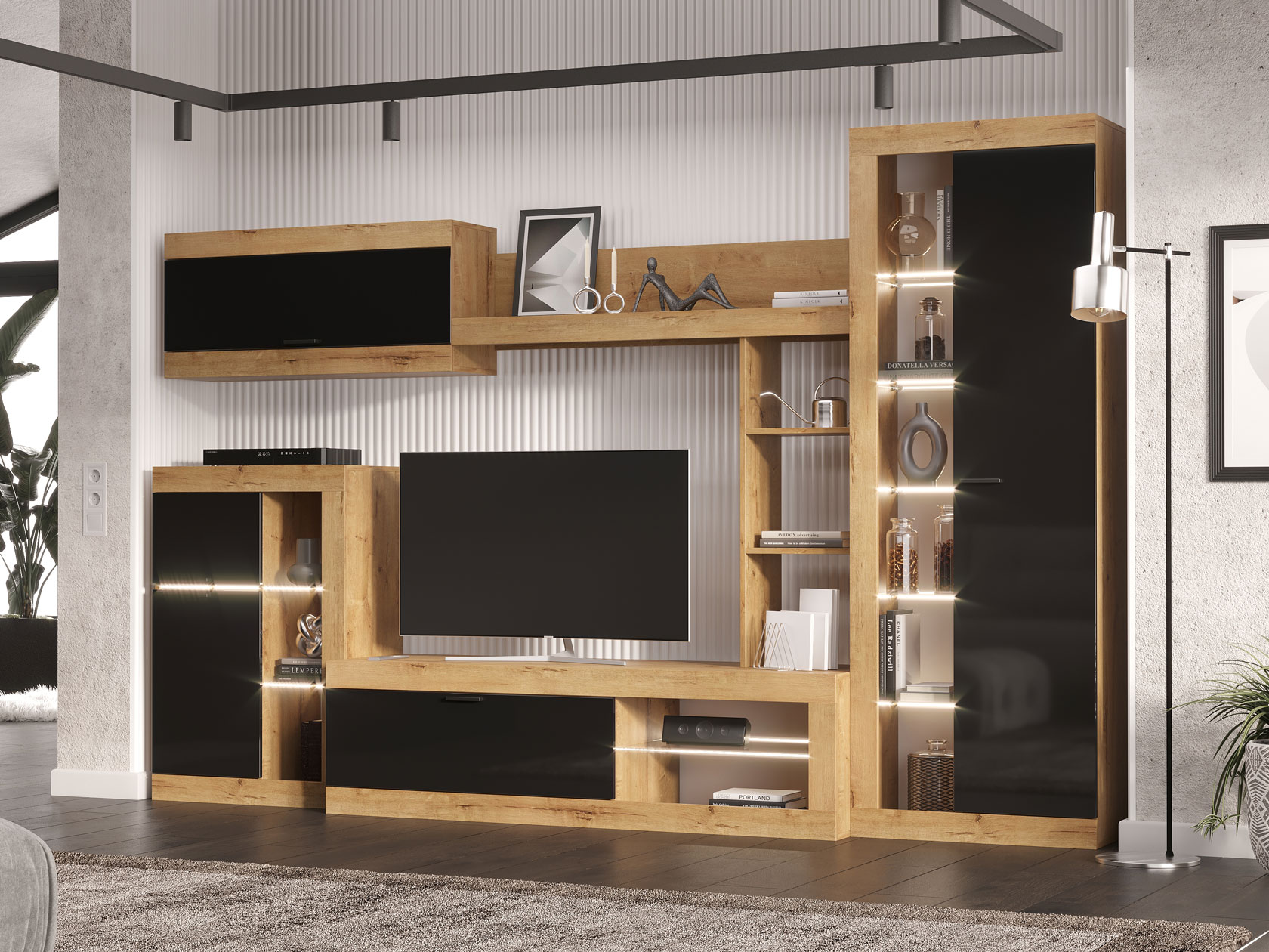 Гостиная Гостиная Прага 1 Прага с навесным шкафом фото 19