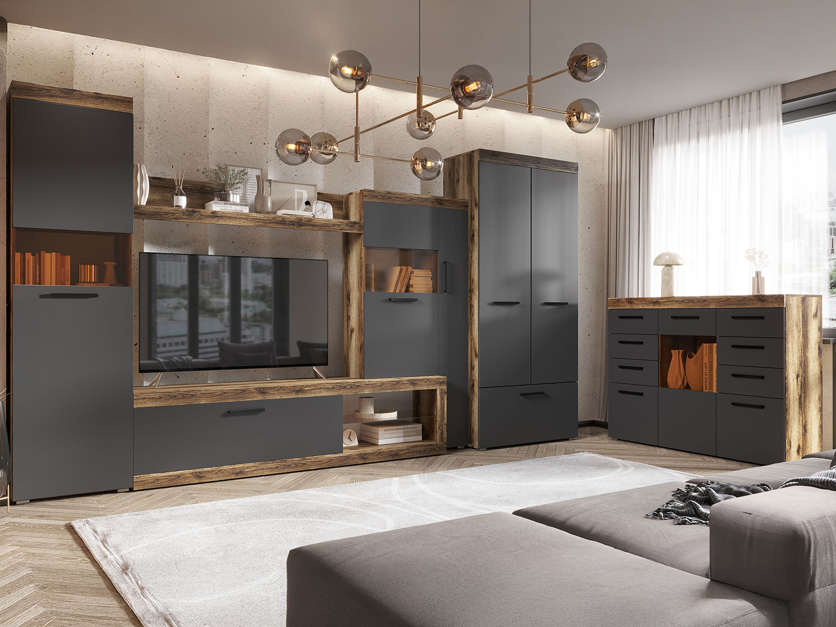 Гостиная Гостиная Бастон 2 Бастон комби фото 1