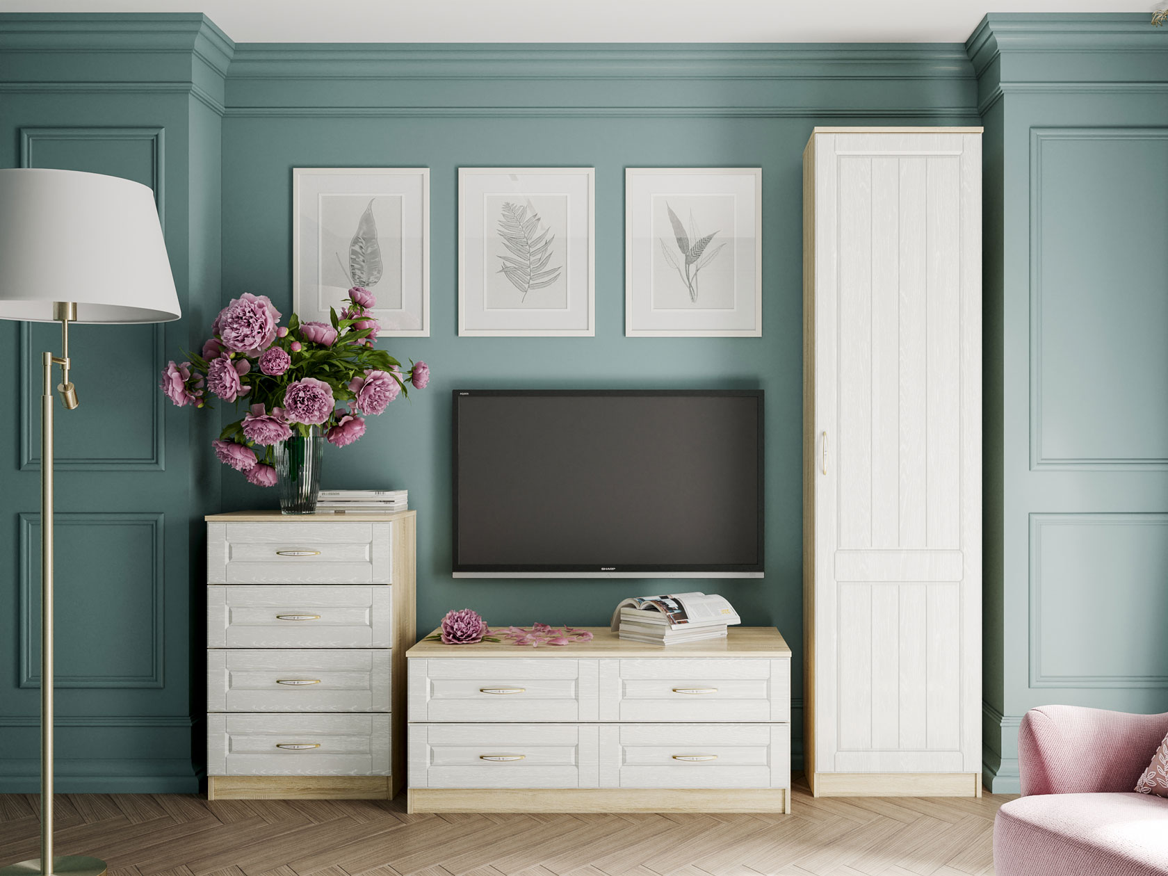 Гостиная Гостиная Оливия Лайт 4 Оливия Лайт Мини фото 1