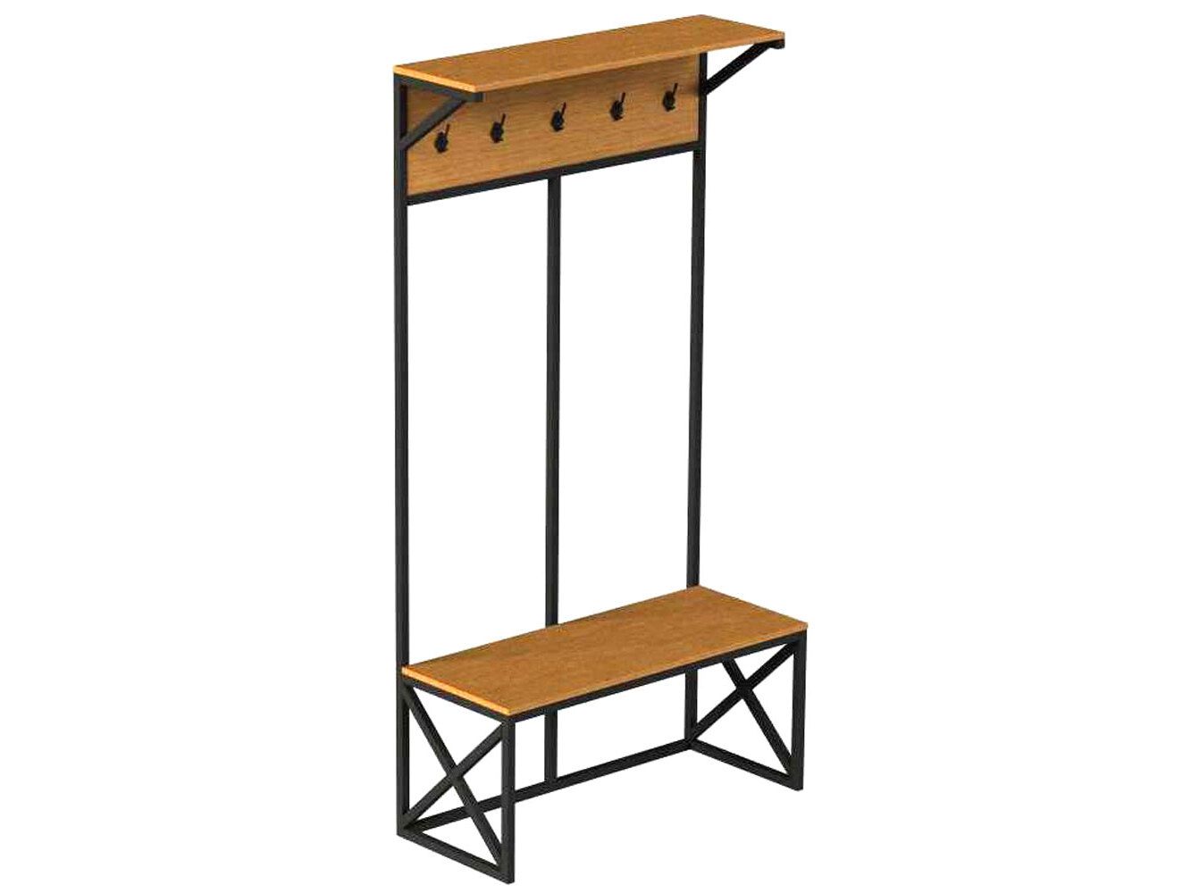 Напольная вешалка Вешалка напольная лофт DQ ITLA Итла фото 1