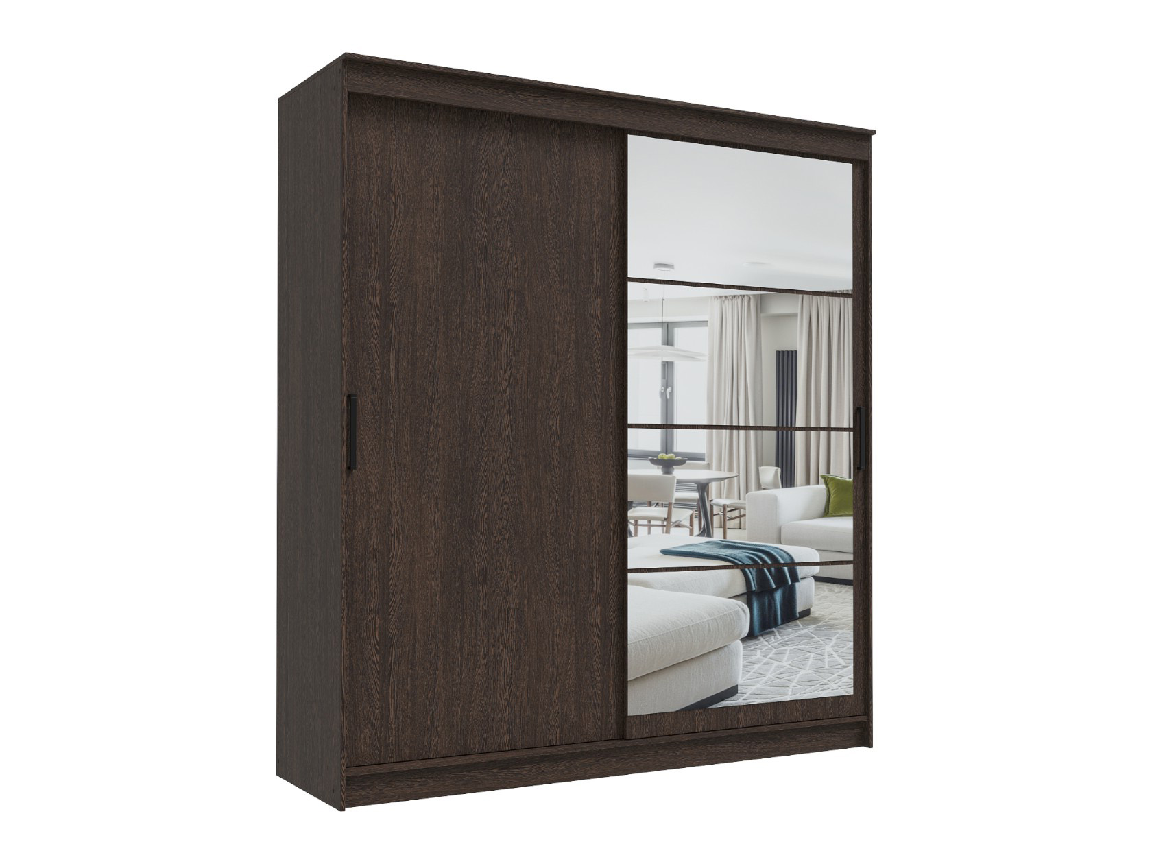 Шкаф-купе Гранд с глухой дверью и зеркалом фото 16