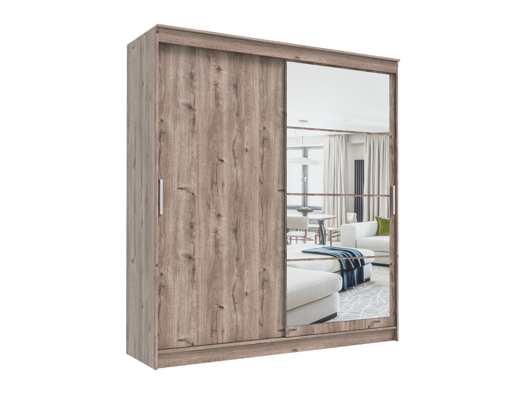 Шкаф-купе Гранд с глухой дверью и зеркалом фото 28