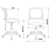 Детское компьютерное кресло CH-W296NX Тринки фото 5 Детское компьютерное кресло CH-W296NX Тринки фото 5