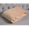 Покрывало Покрывало ШПА(999-7) велюр 20% хлопок, 80% полиэстер (темно-бежевый) Мариса фото 5