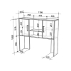 Компьютерный стол Лайт-2 Стол компьютерный 1200	+ Надстройка Лайт-2 с надстройкой фото 8
