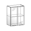 Навесной шкаф Алюм фото 23