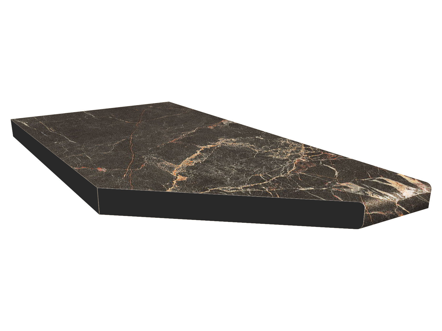 Торцевая столешница Столешница 26 мм, скошенная, Мраморный берег Мраморный берег 26 мм фото 1