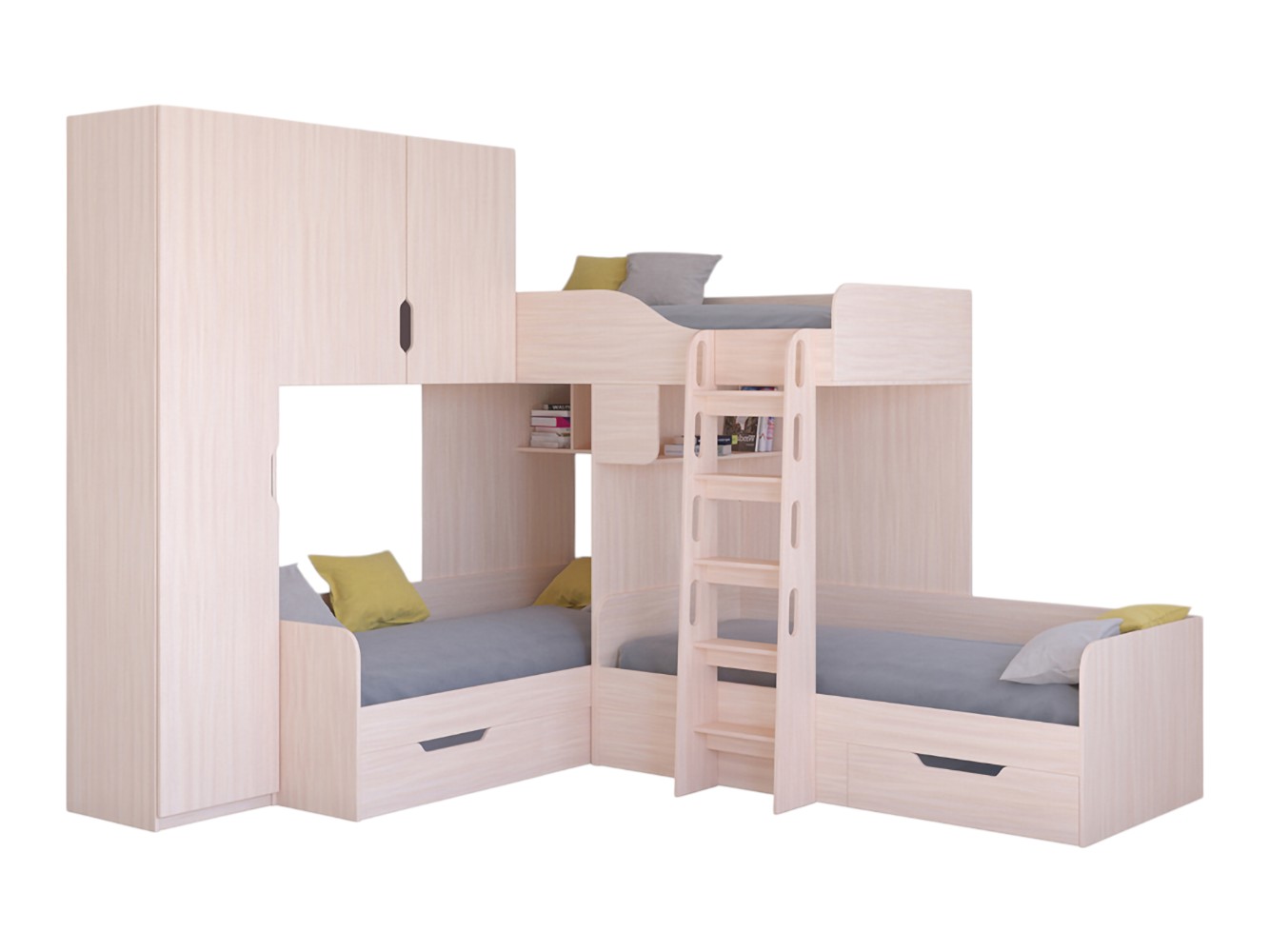 Двухъярусная кровать Кровать Трио Трио 1 фото 7