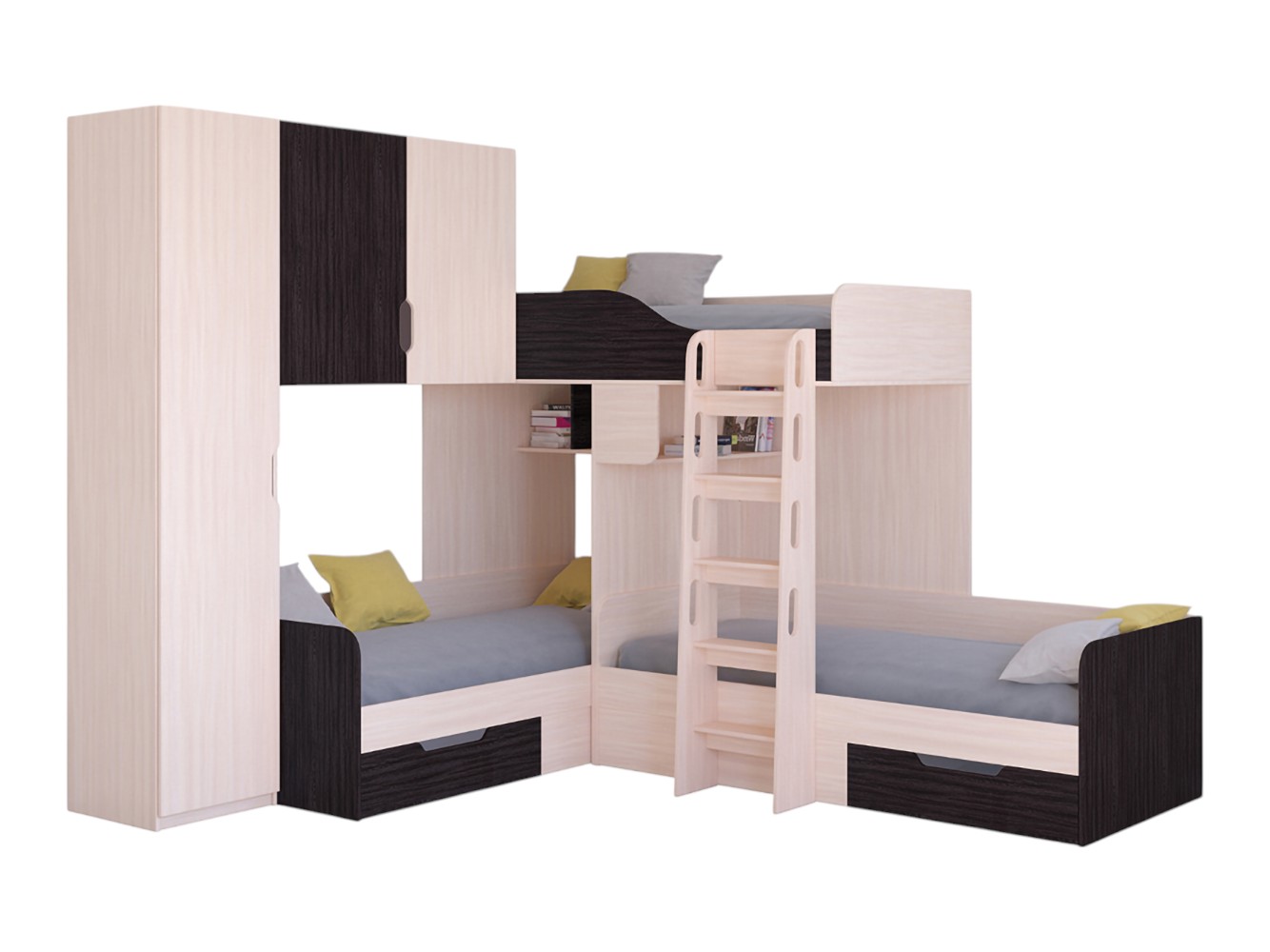 Двухъярусная кровать Кровать Трио Трио 1 фото 3