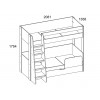 Двухъярусная кровать Двухъярусная кровать Оскар/Джаз/Дизель/Модерн Юниверсал фото 4
