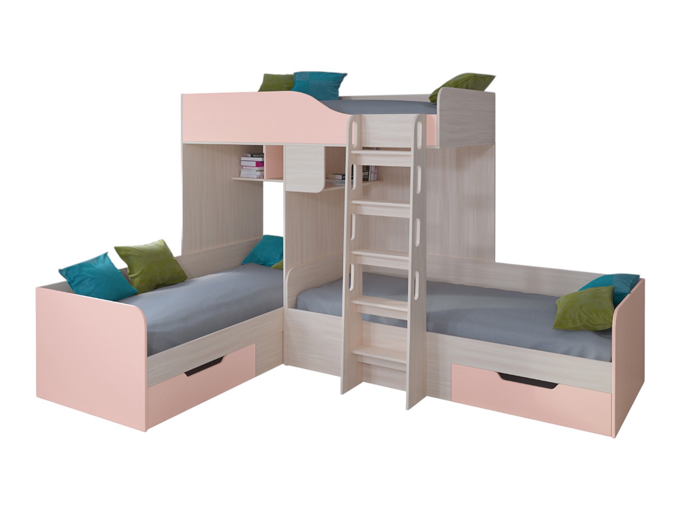 Двухъярусная кровать Двухъярусная кровать TRIO-1 Трио фото 11