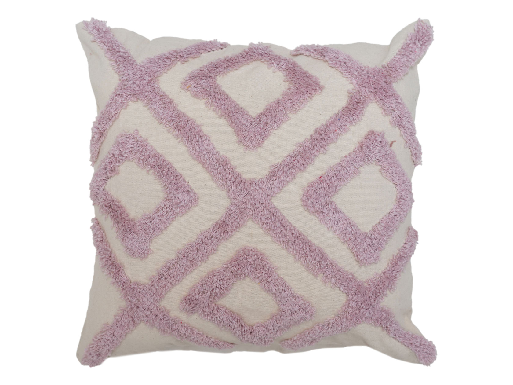 Декоративная подушка 4371 Подушка, 40х40 см, 100% хлопок, с элементами тафтинга, чайная роза Даниэль фото 1