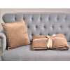 Декоративная подушка Подушка 50х50 ШН(999-13)-55 велюр светло-бежевый Абелия фото 5