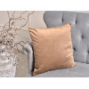 Декоративная подушка Подушка 50х50 ШН(999-13)-55 велюр светло-бежевый Абелия фото 7