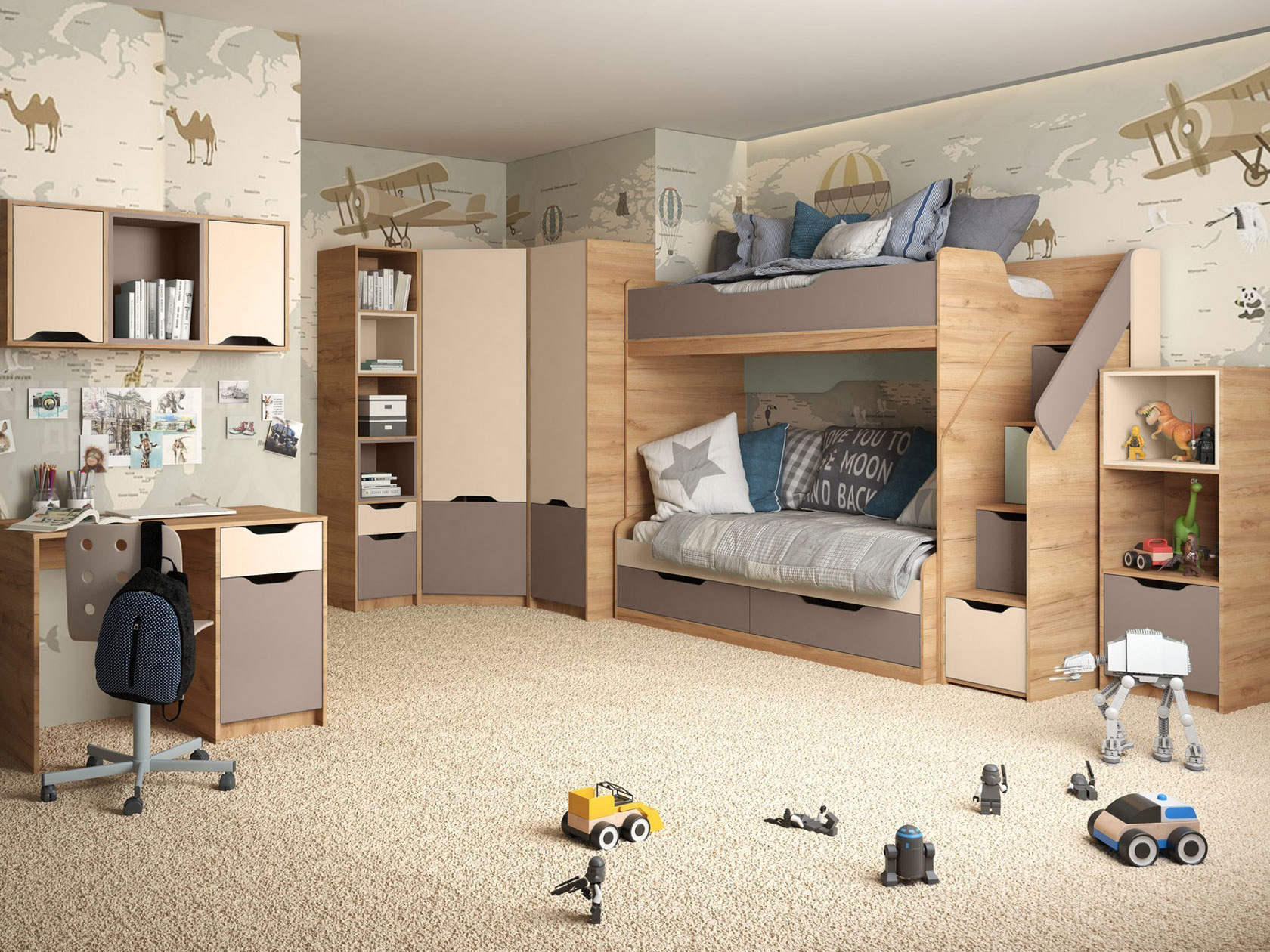 Комплект детской мебели Рич фото 17