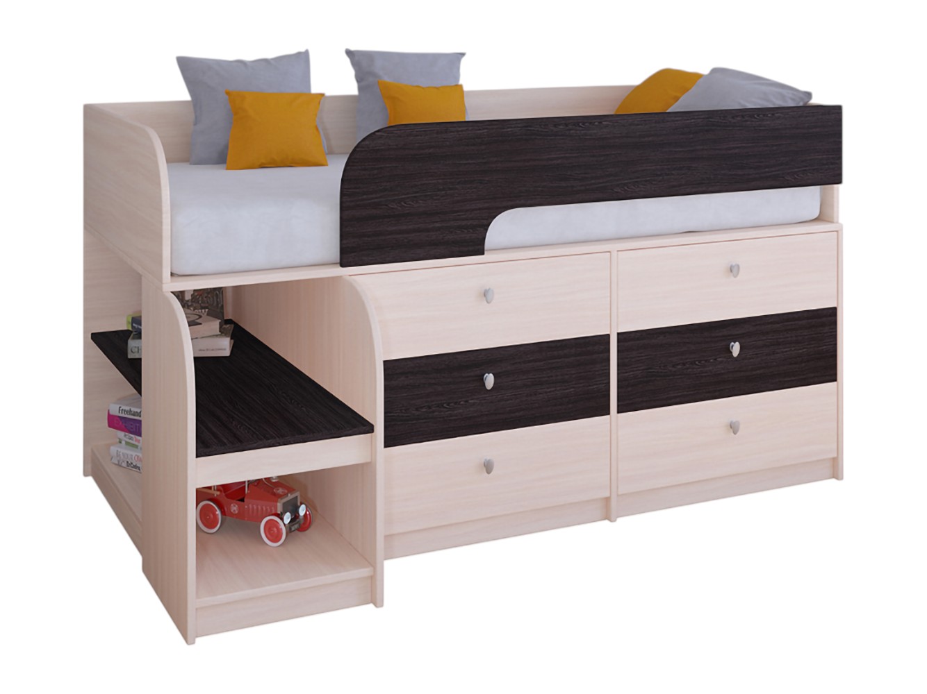 Кровать-чердак Двухъярусная кровать Астра-9 V3 Астра 9/3 фото 3