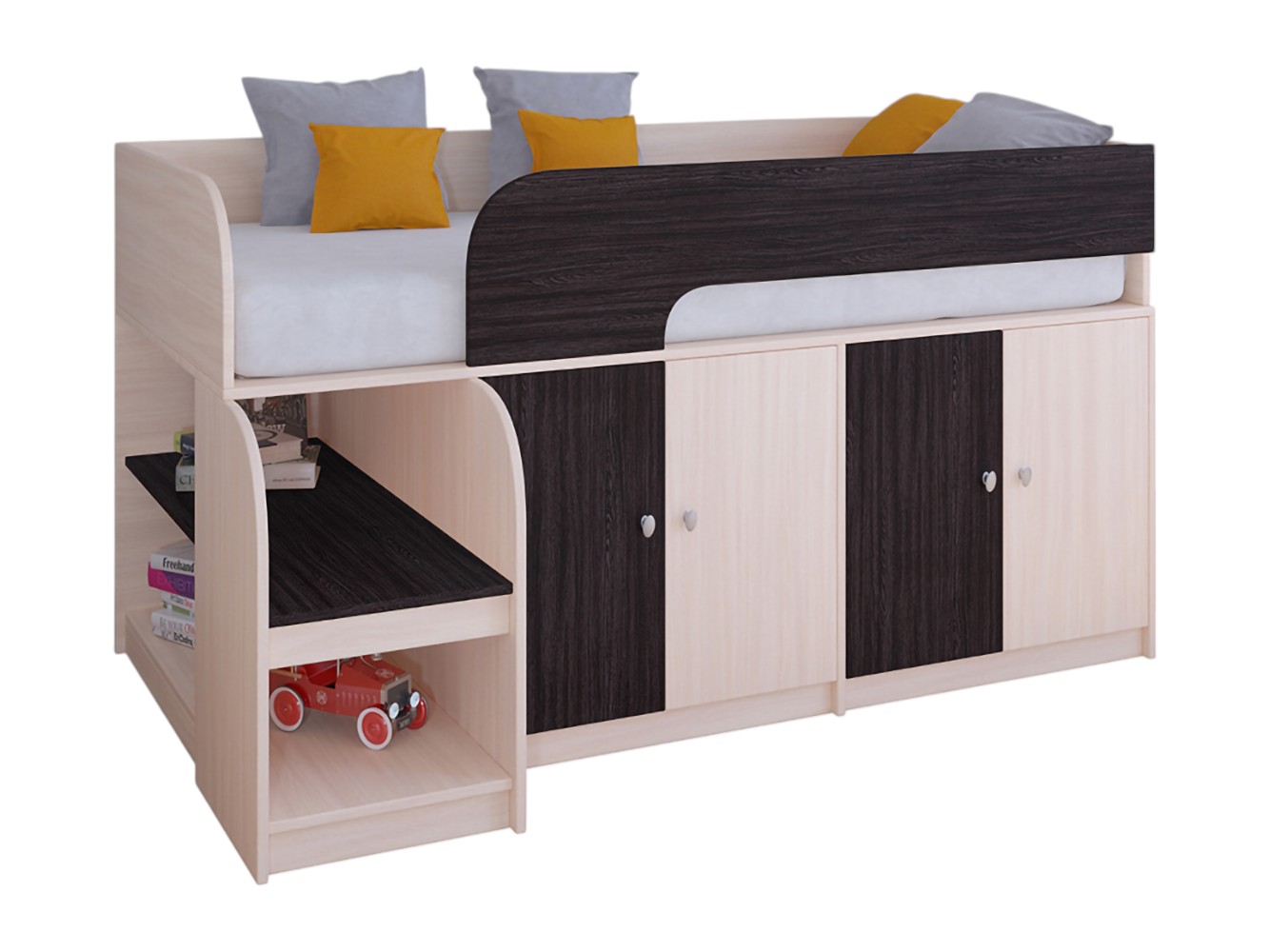 Кровать-чердак Двухъярусная кровать Астра-9 V2 Астра 9/2 фото 1