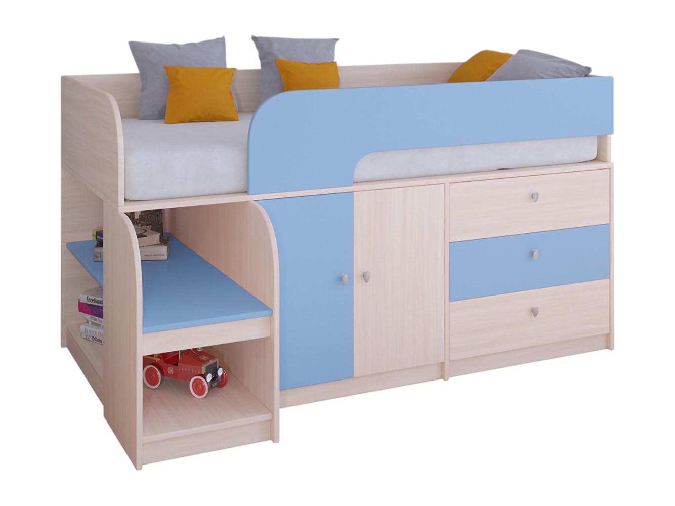 Кровать-чердак Двухъярусная кровать Астра-9 V1 Астра 9/1 фото 1