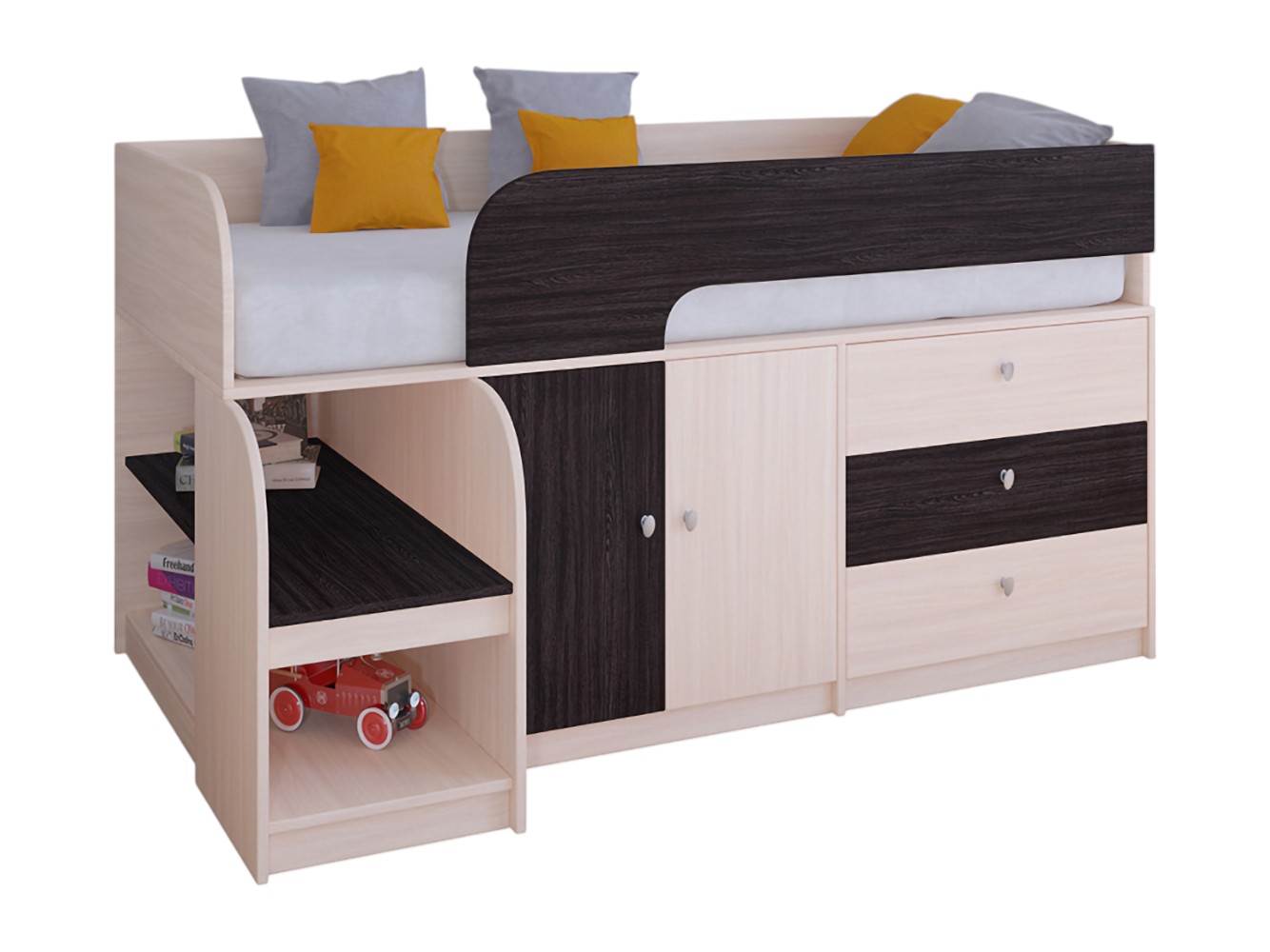 Кровать-чердак Двухъярусная кровать Астра-9 V1 Астра 9/1 фото 3