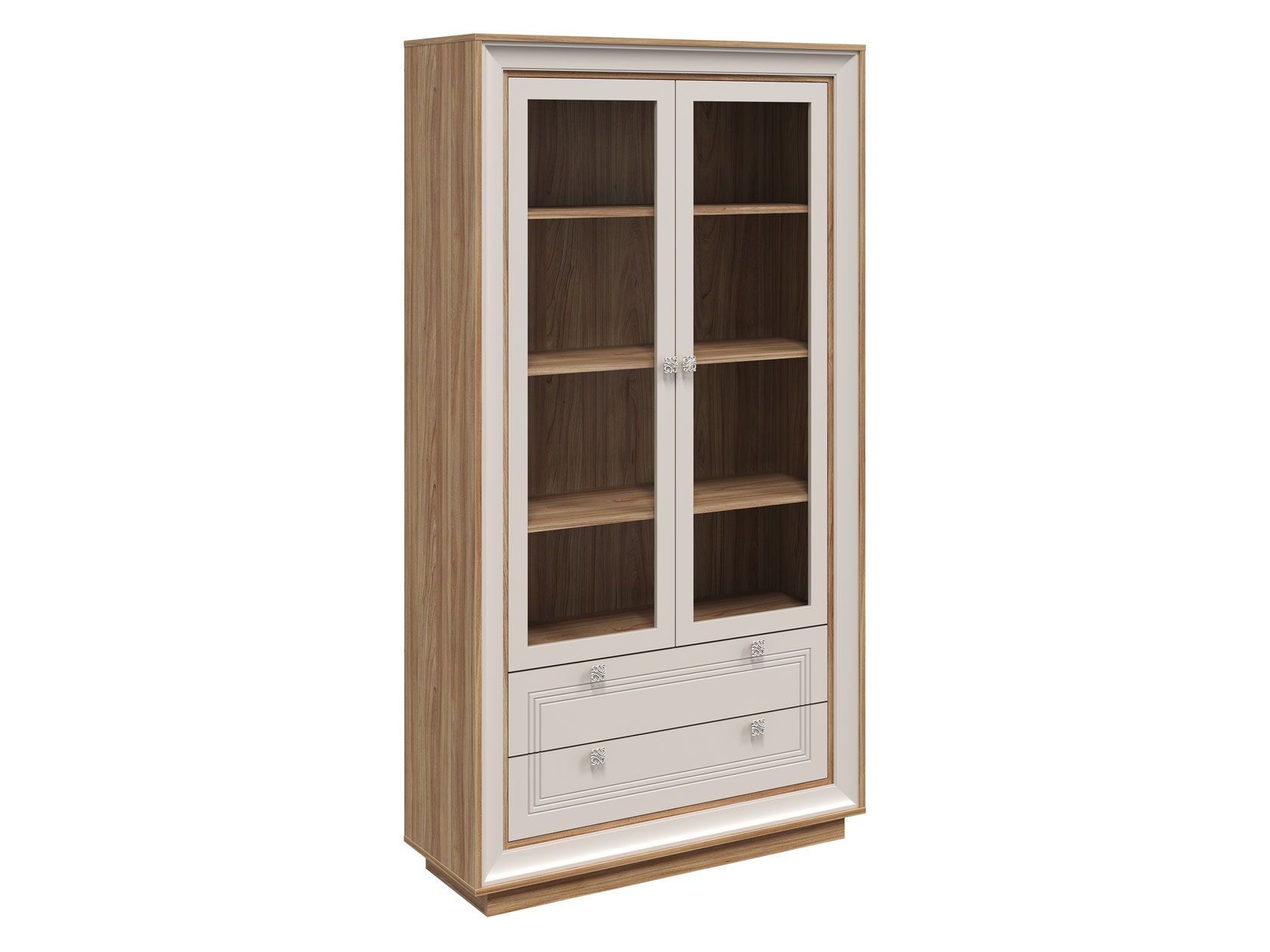 Шкаф-витрина Шкаф-витрина 2 дв 2 ящ Прато Прато Мульти фото 1