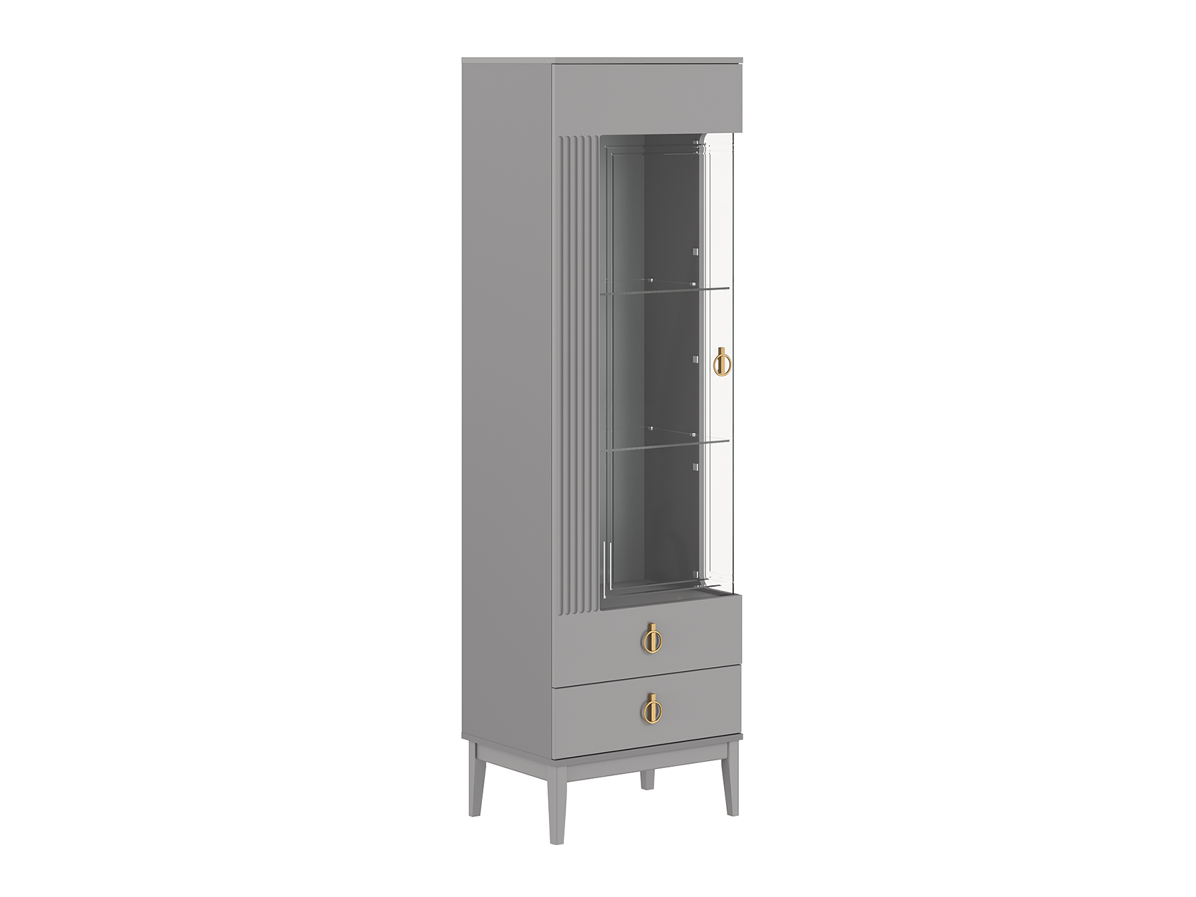 Шкаф-витрина Шкаф-витрина 1 дв Санторини Санторини Комби фото 7