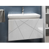 Навесная тумба под раковину Геометрия фото 4