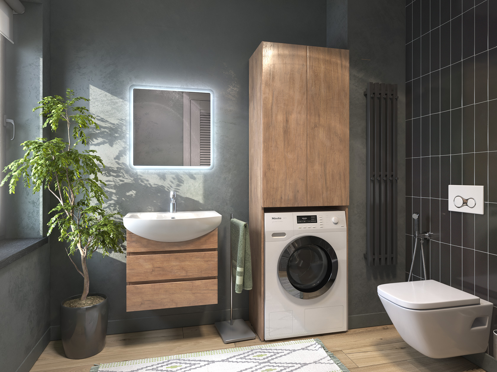 Комплект мебели для ванной Комплект мебели для ванной Винг 18 Винг Флэш фото 1