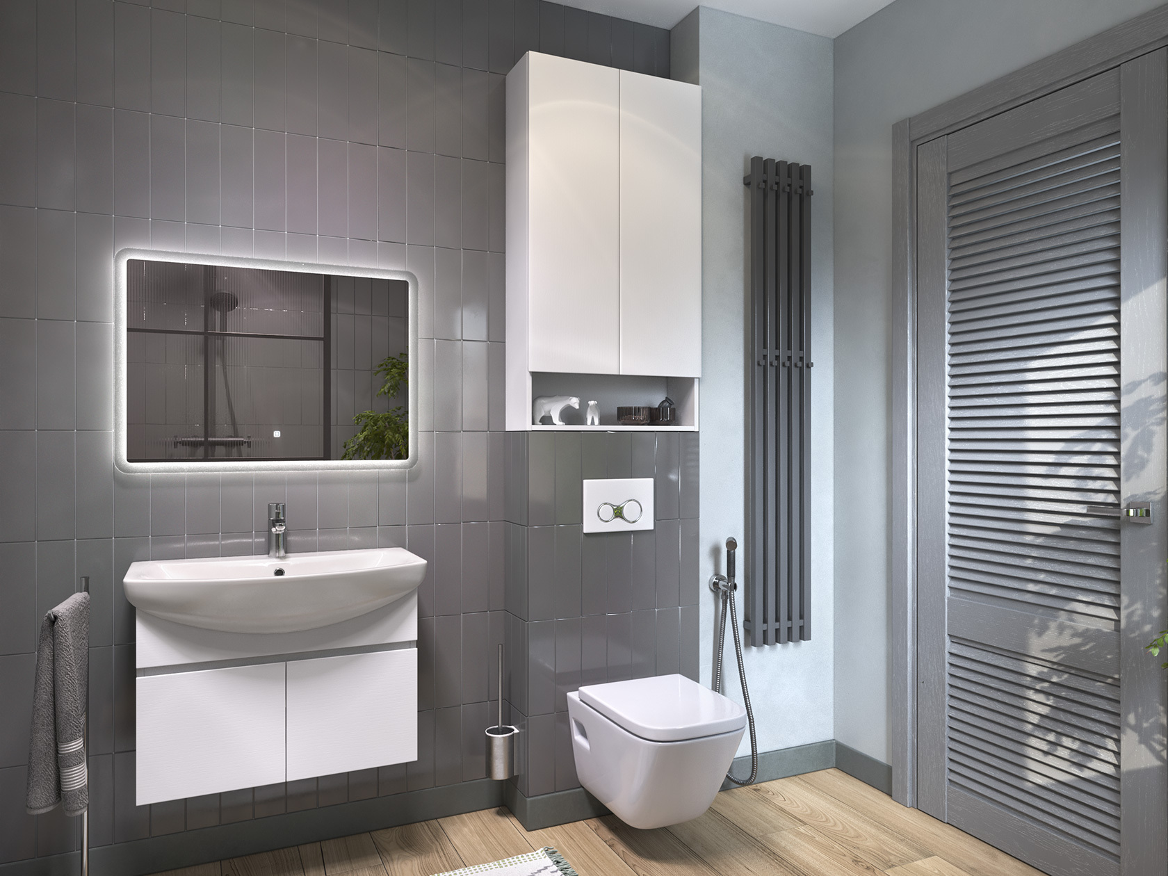 Комплект мебели для ванной Комплект мебели для ванной Винг 19 Винг Комфорт фото 1