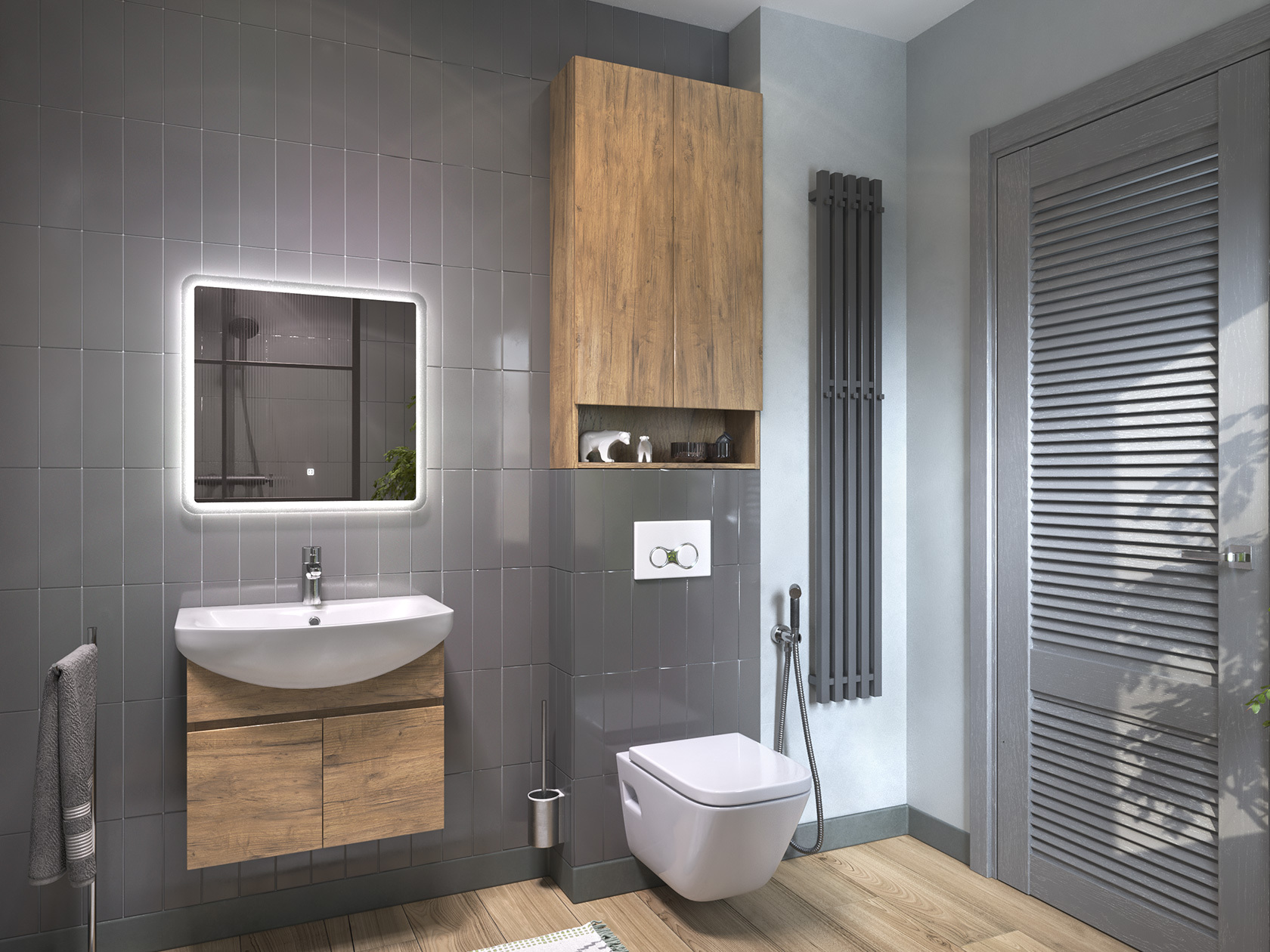 Комплект мебели для ванной Комплект мебели для ванной Винг 19 Винг Комфорт фото 1