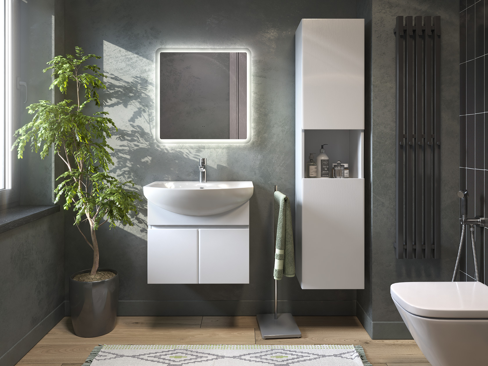 Комплект мебели для ванной Комплект мебели для ванной Винг 17 Винг Макси фото 1