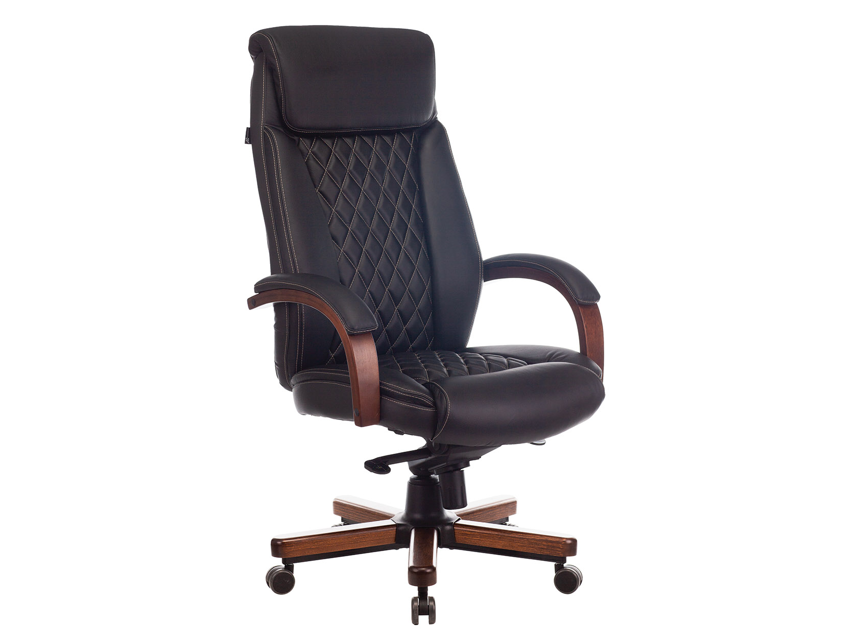 Кресло руководителя T-9924WALNUT Кроун фото 1