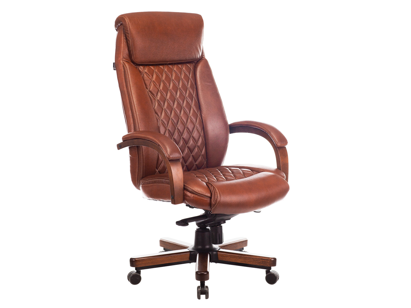 Кресло руководителя T-9924WALNUT Кроун фото 5